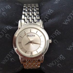 Bulova stainless steel woman’s watch